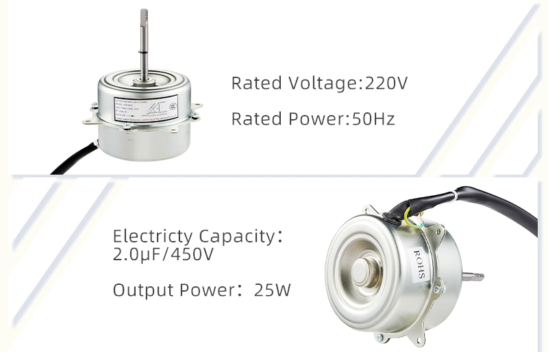 High Quality AC Fan Motor for Air Cooler Condenser 220-240V 50-60Hz Ydk25-6-1